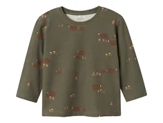 Name It tea leaf svampe/bjørne bluse